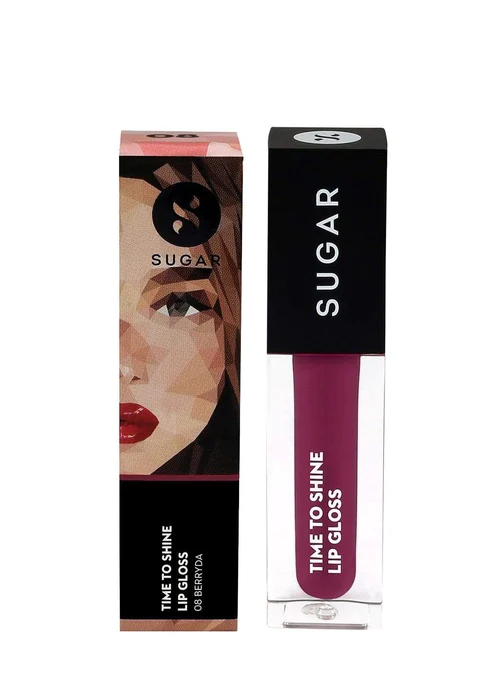 Sugar Cosmetics lip gloss for cool undertones